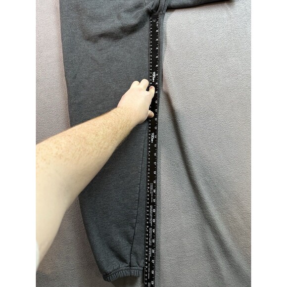 Champion Penn State Sweatpants Sz Medium Relaxed Fleece Gray Logo Spell out - Picture 5 of 5